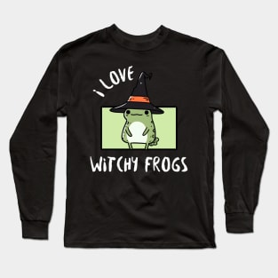 Witchy Frog Love Long Sleeve T-Shirt